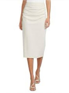 Alex Marie White Lined Skirt with Black Label 14